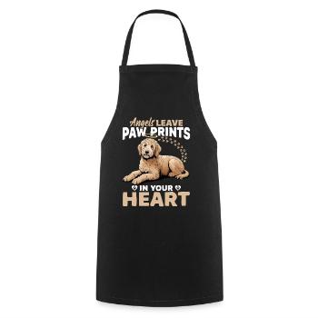 Goldendoodle Dog Breed - Cooking Apron - black - Front - AI Model Male 185 dark (185cm)