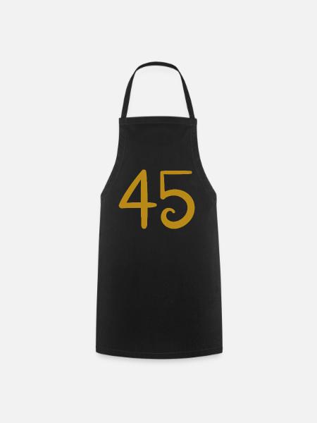 45 - Kochschürze - Schwarz