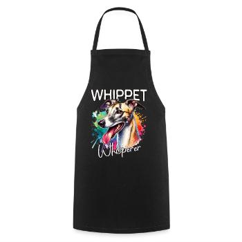 Greyhound Whisperer - Cooking Apron - black - Front - AI Model Male 185 dark (185cm)