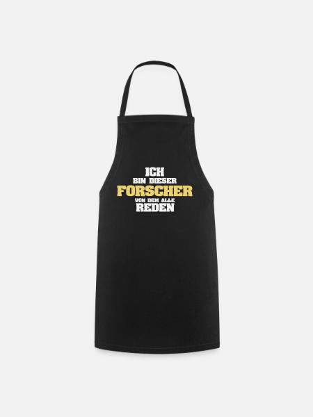 Arbeit Forscher - Kochschürze - Schwarz