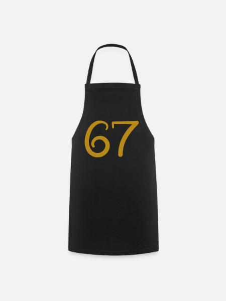 67 - Kochschürze - Schwarz
