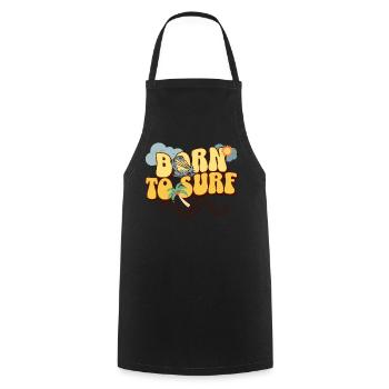 Born To Surf - Kochschürze - Schwarz - Vorne - AI Model Male 185 dark (185cm)