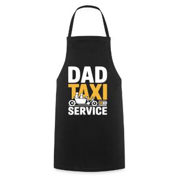 Dad Taxi Service Cargo Bike Dad - Cooking Apron - black - Front - AI Model Male 185 dark (185cm)