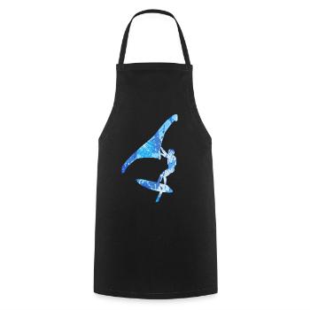 Wing Surf Wingsurfen bunt Herren Jungen Wingfoil - Kochschürze - Schwarz - Vorne - AI Model Male 185 dark (185cm)