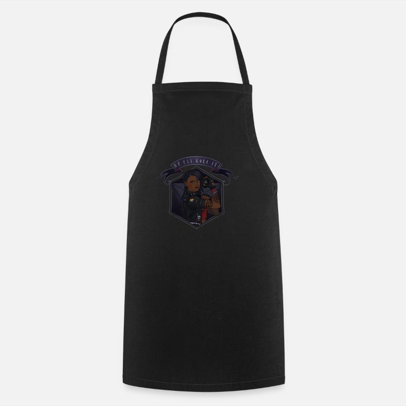 We can roll it ! Black - Tablier de cuisine - noir
