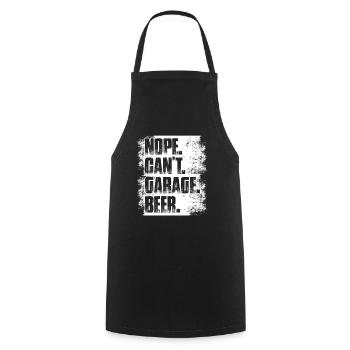 Non, je ne peux pas faire de garage de bière Amoureux de voitures Mécanicien automobile - Tablier de cuisine - noir - Devant - AI Model Male 185 dark (185cm)