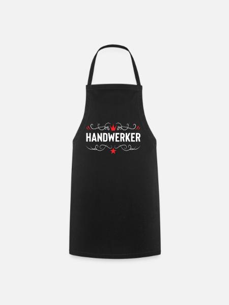 Handwerker Beruf - Kochschürze - Schwarz
