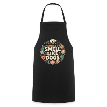 Kennel technician, kennel assistant, animal care - Cooking Apron - black - Front - AI Model Male 185 dark (185cm)