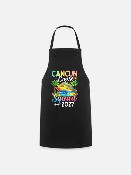 Cancun Cruise Squad 2027 - Kochschürze - Schwarz