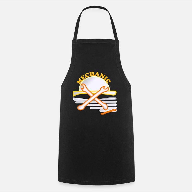 Mechanic wrench - Cooking Apron - black