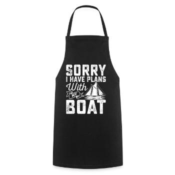 Désolé, j’ai des plans avec mon Boat Sailor Sail Capai - Tablier de cuisine - noir - Devant - AI Model Male 185 dark (185cm)