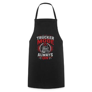 Truckers For Trucks Drivers Trucks Professional Drivers - Cooking Apron - black - Front - AI Model Male 185 dark (185cm)