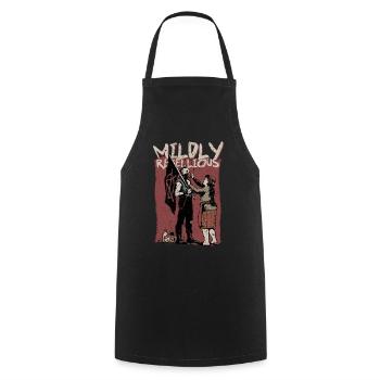 Punk For A Day Midly Rebellious - Cooking Apron - black - Front - AI Model Male 185 dark (185cm)