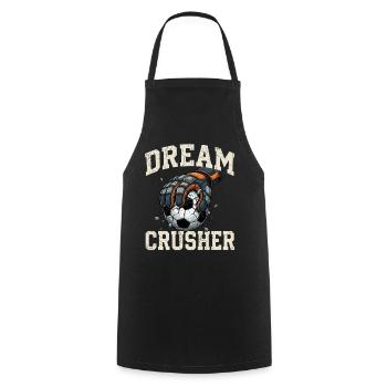 Soccer Dream Crusher - Cooking Apron - black - Front - AI Model Male 185 dark (185cm)