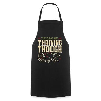 Black Death, Plague Doctor, Plague Story, - Cooking Apron - black - Front - AI Model Male 185 dark (185cm)