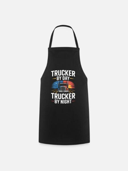 Lastwagen Fahrer Berufskraftfahrer Diesel Trucker - Kochschürze - Schwarz