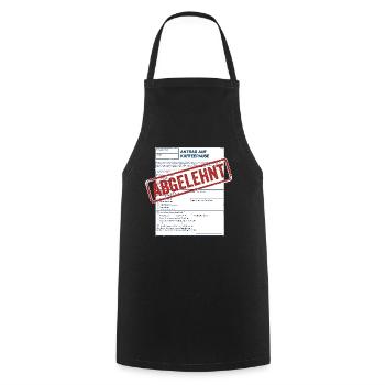 Kaffeepause - Kochschürze - Schwarz - Vorne - AI Model Male 185 dark (185cm)