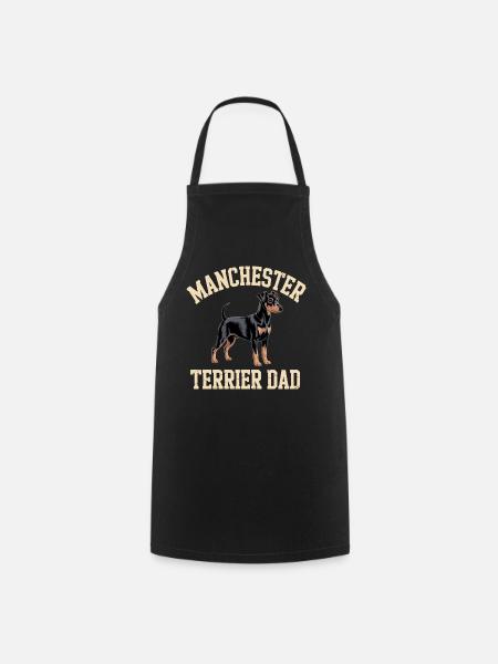Manchester Terrier Dad Geschenk - Kochschürze - Schwarz