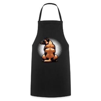 Malinois Belgian Shepherd Malinois Owner - Cooking Apron - black - Front - AI Model Male 185 dark (185cm)