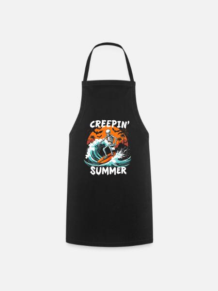 Creepin Summer Summerween Halloween - Kochschürze - Schwarz
