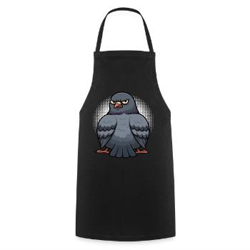 Pigeon pigeons pigeon fancier pigeon fancier - Cooking Apron - black - Front - AI Model Male 185 dark (185cm)