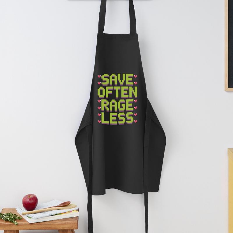 Game Developer Save Often Rage Less Web Developer Kochschürze
