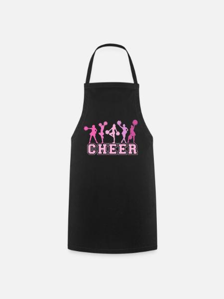 Cheer Squad Cheerleader Sport Mädchen - Kochschürze - Schwarz