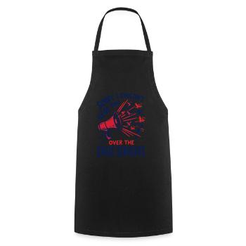 Sorry I Couldn't Hear You Over The Eagle Screeches - Cooking Apron - black - Front - AI Model Male 185 dark (185cm)