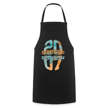 ÉDITION LIMITÉE 2007 19 ANS 19E ANNIVERSAIRE - Tablier de cuisine - noir - Devant - AI Model Male 185 dark (185cm)