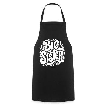 Big Sister Psychedelic Splash - Tablier de cuisine - noir - Devant - AI Model Male 185 dark (185cm)