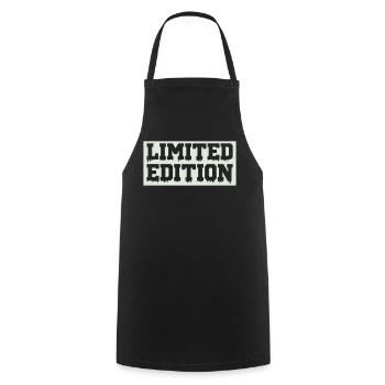 limited_edition - Cooking Apron - black - Front - AI Model Male 185 dark (185cm)