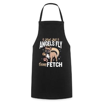 Bouledogue français Race de chien Frenchie - Tablier de cuisine - noir - Devant - AI Model Male 185 dark (185cm)