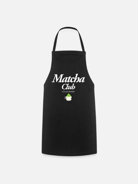 Matcha Club - Kochschürze - Schwarz