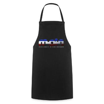 Moin - Kochschürze - Schwarz - Vorne - AI Model Male 185 dark (185cm)