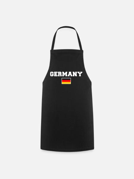 Germany Deutschland  - Kochschürze - Schwarz