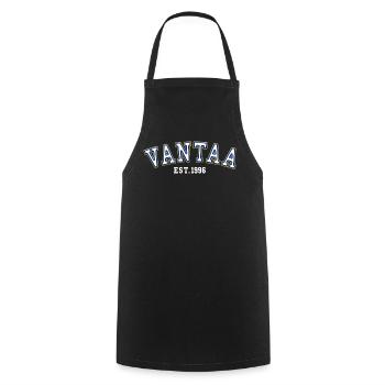 Vantaa Est. 1996 - Cooking Apron - black - Front - AI Model Male 185 dark (185cm)