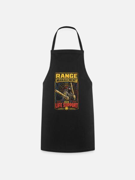 Escrima Arnis Kampfsport Range Management - Kochschürze - Schwarz