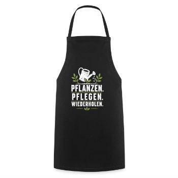 Pflanzen Pflegen Garten Shirt - Kochschürze - Schwarz - Vorne - AI Model Male 185 dark (185cm)