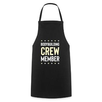 Équipe de culturisme - Tablier de cuisine - noir - Devant - AI Model Male 185 dark (185cm)