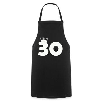 30_krone- - Cooking Apron - black - Front - AI Model Male 185 dark (185cm)