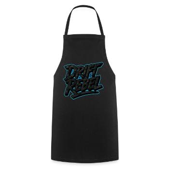 Drift Rebel Saying Camouflage Motorsport - Cooking Apron - black - Front - AI Model Male 185 dark (185cm)