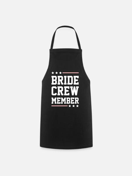 Bride Crew - Kochschürze - Schwarz