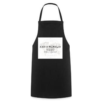 Tempos Coordonnées NYC 1944 - Tablier de cuisine - noir - Devant - AI Model Male 185 dark (185cm)
