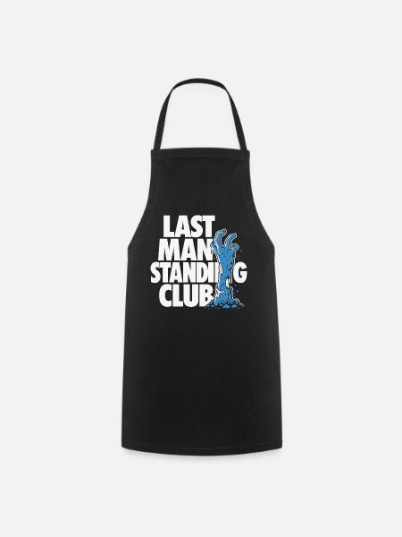 Last Man Standing Zombie Design - Kochschürze - Schwarz