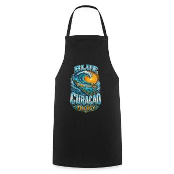 Curacao Energy - Tablier de cuisine - noir - Devant - AI Model Male 185 dark (185cm)