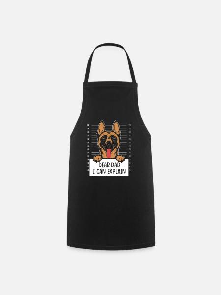 Belgischer Malinois - Kochschürze - Schwarz