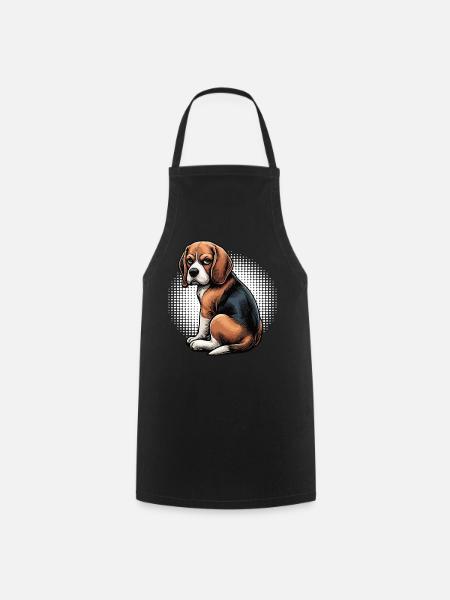 Beagle Beaglebesitzer Beaglehalter beaglehund - Kochschürze - Schwarz