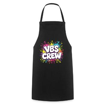 VBS Crew Vacation Bible School Church Camp - Cooking Apron - black - Front - AI Model Male 185 dark (185cm)