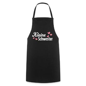 kleine Schwester - Cooking Apron - black - Front - AI Model Male 185 dark (185cm)