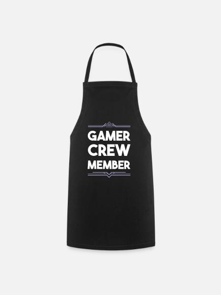 Gamer Crew - Kochschürze - Schwarz